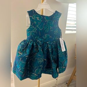 Pippa & Julie Green Floral Dress